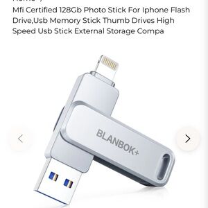 128GB Blanbok+ Flash Drive Thumb Drive